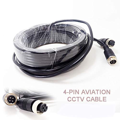 HUACHANG 33ft 10M 4 Pin Aviation Extension Wasserdichtes Kabel für 4 Pin Monitor Truck Van Trailer R