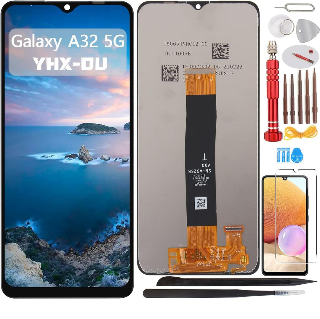YHX-OU 6,5 Zoll Display für Samsung Galaxy A32 5G SM-A326B SM-A326BR LCD-Bildschirm, Touchscreen, Mo