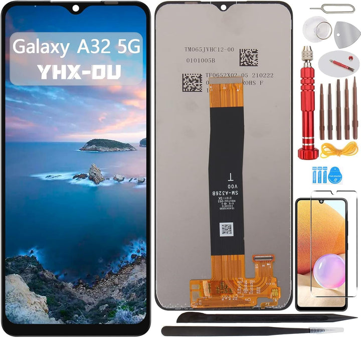 YHX-OU 6,5 Zoll Display für Samsung Galaxy A32 5G SM-A326B SM-A326BR LCD-Bildschirm, Touchscreen, Mo