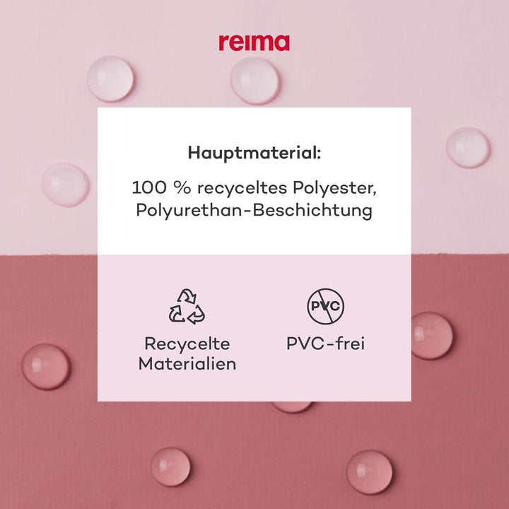 Reima - Vesi Regenjacke für Kinder - Wasserdichte Regenjacke für Jungen und Mädchen mit verschweisst