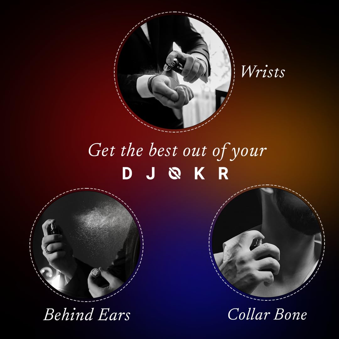 DJOKR Perfume For Men Gift Set Pack of 4x20 ML | Eau De Parfum | Premium Luxury Long Lasting Fragran