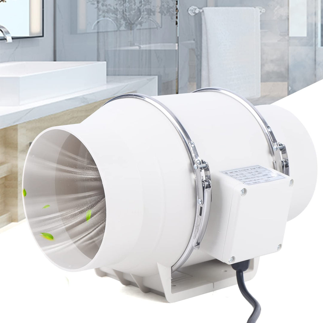 Rohrventilator 150mm, Abluftventilator Rohrventilator Fan HF-150, Kanalventilator Badlüfter 540m³/h,