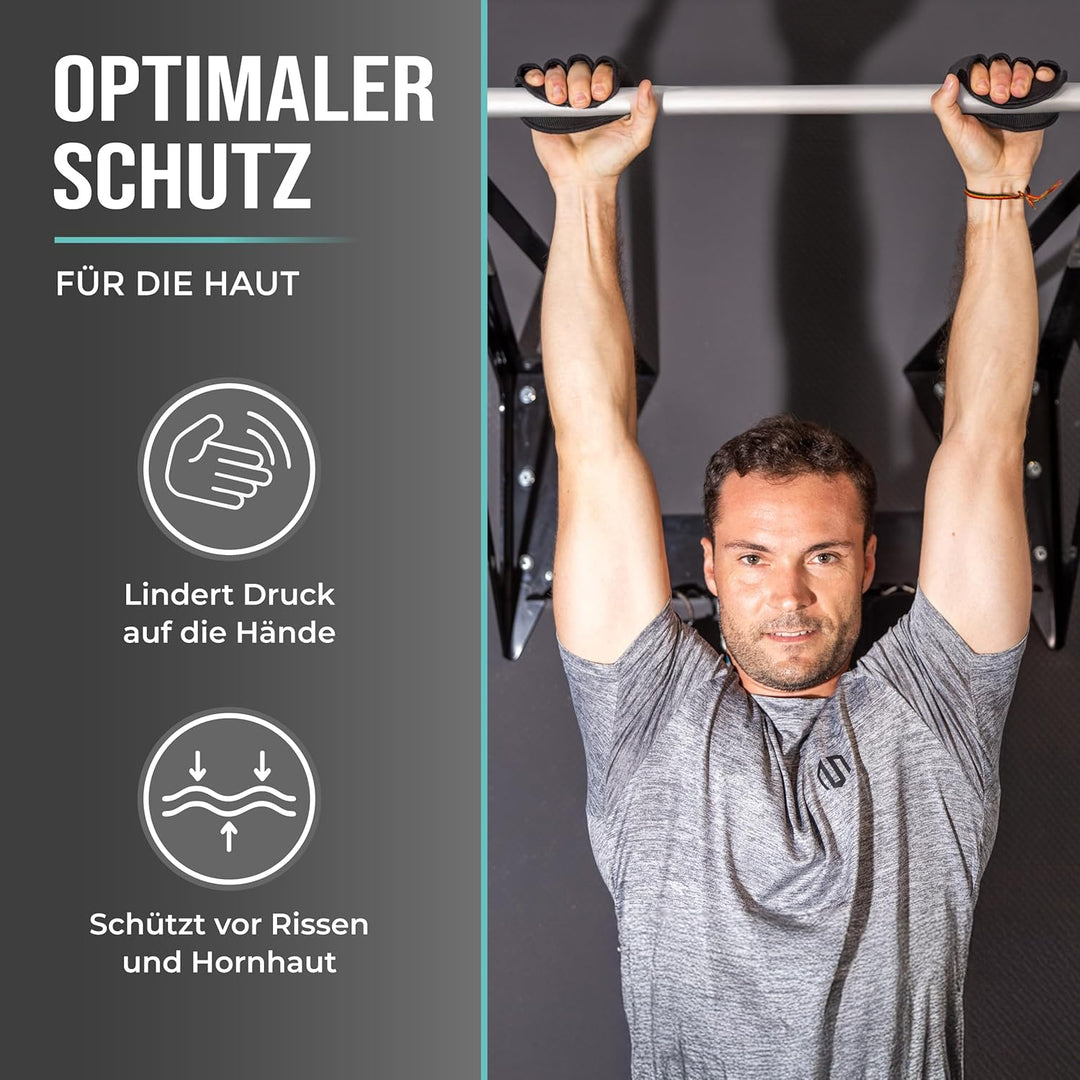 PULLUP & DIP Griffpolster Griffpads für Klimmzüge, Fitness, Bodybuilding & Krafttraining Griffpad Ne