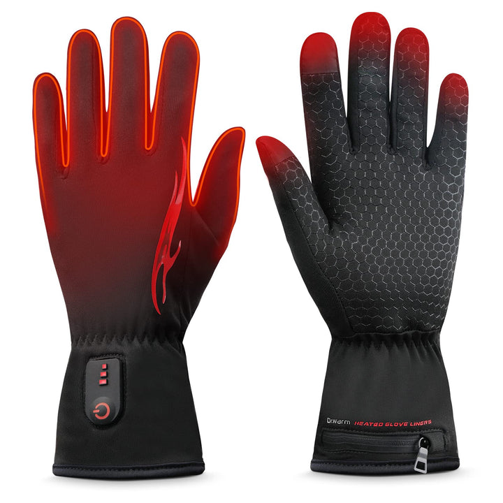 Dr.warm Wiederaufladbare Beheizbare Handschuhe, Elektrische Beheizte Handschuhe, Dünne Winterarbeits