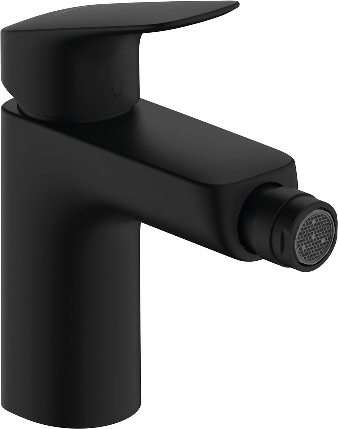 hansgrohe Logis - Bidetarmatur mit Zugstange, Bidetmischer mit Auslauf Höhe 100mm, Badarmatur, Matts
