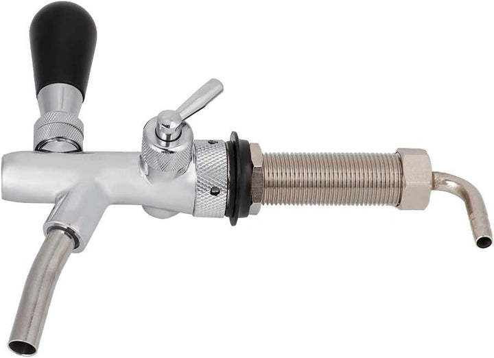 Einstellbarer Zapfhahn für Bier vom Fass mit Durchflussregler 4-Zoll Zapfhahn Kit für Homebrew Zapfb