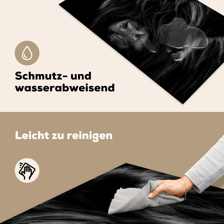 Herdabdeckplatte Einteilig Küche Herdabdeckung Induktionsfeld Ceranfeld Herdabdeckplatten Vinyl Matt
