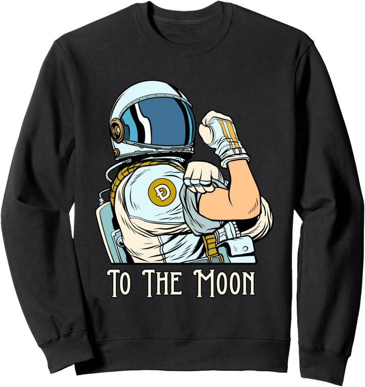 Crypto Currency Doge - Fun Dogecoin We Can Do It Merch Sweatshirt
