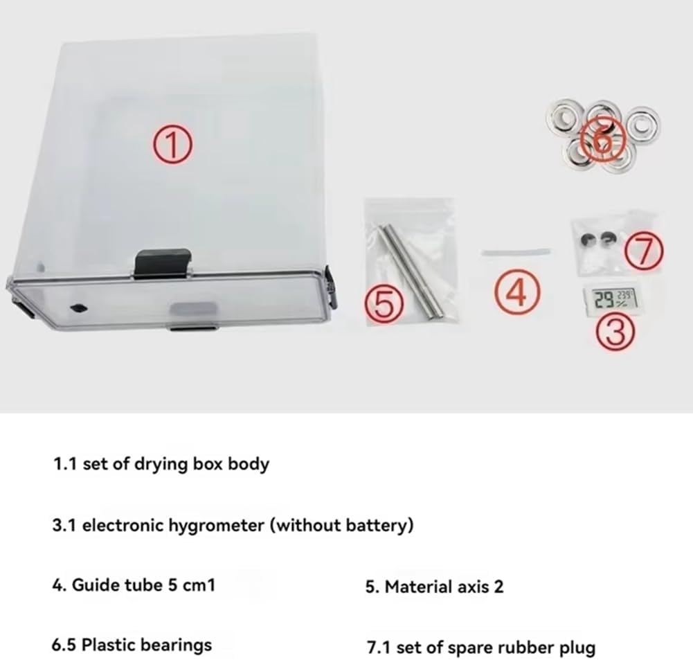 Filament Aufbewahrungsbox, 2 Pack Filament Container für 3D Druck Filament Versiegelung und Schutz,