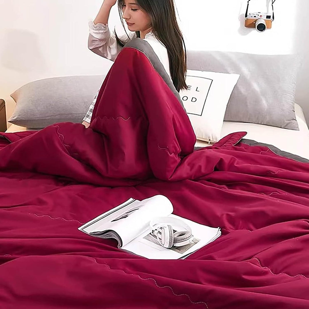 Kühldecken Zum Schlafen Cooling Blanket Eisdecke Zum Schlafen Dünne Sommerdecke Bettdecke Ohne Bezug