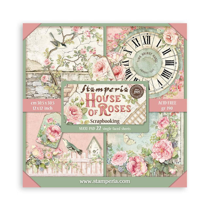 Stamperia - Scrapbook Paper Pad for Scrapbooking, Albums, Card Making, Bullet Journalling and More,