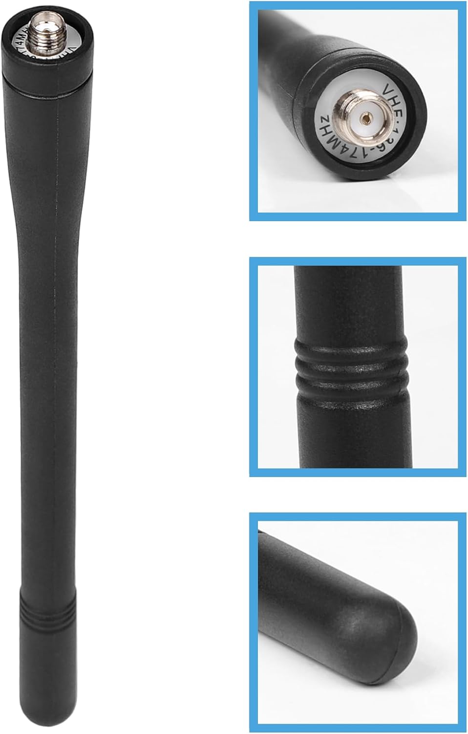 UKW-Antenne, kompatibel mit Kenwood Radio NX-200, NX-5200, TK-260, TK-280, TK-290, TK-2140, TK-2160,