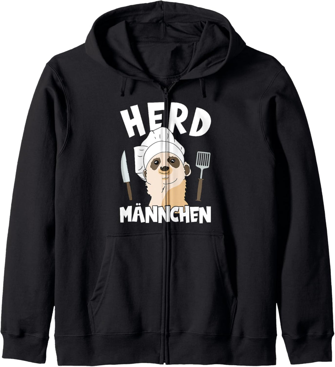 Herdmännchen I Erdmännchen Koch Kochmütze Damen Herren Kapuzenjacke