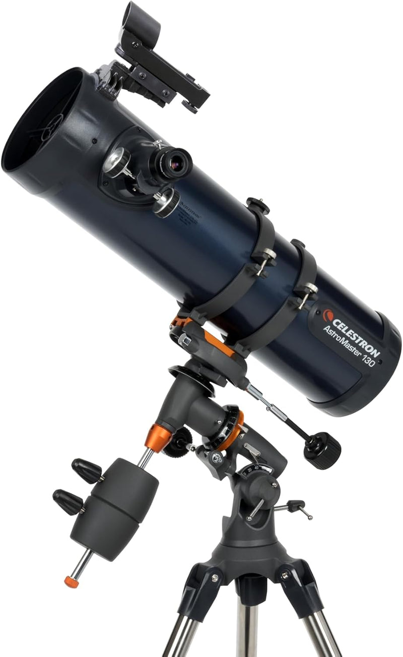 Celestron 31045 AstroMaster 130EQ Newtonsches Spiegelteleskop, Dunkelblau AstroMaster 130EQ Reflekto