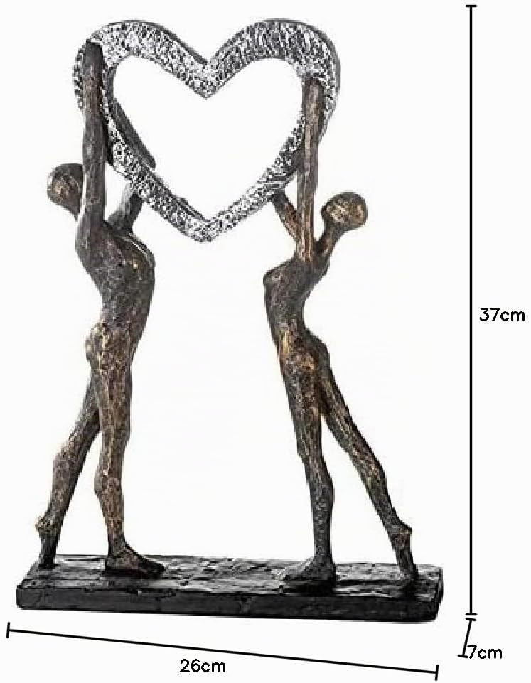 Casablanca - Skulptur, Objekt, Figur, Dekofigur - Victory Sieg der Liebe - Poly - Höhe: 37 cm