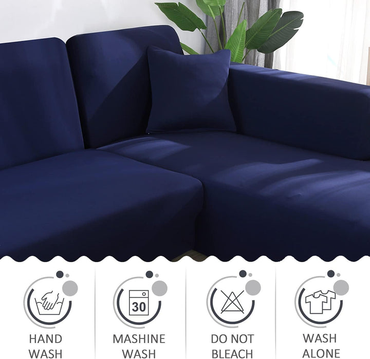 ShowyLive Sofa Überwürfe Sofa Überzug Couch Überzug 2er Set für Sofa Universal Waschbar Sofaüberwurf