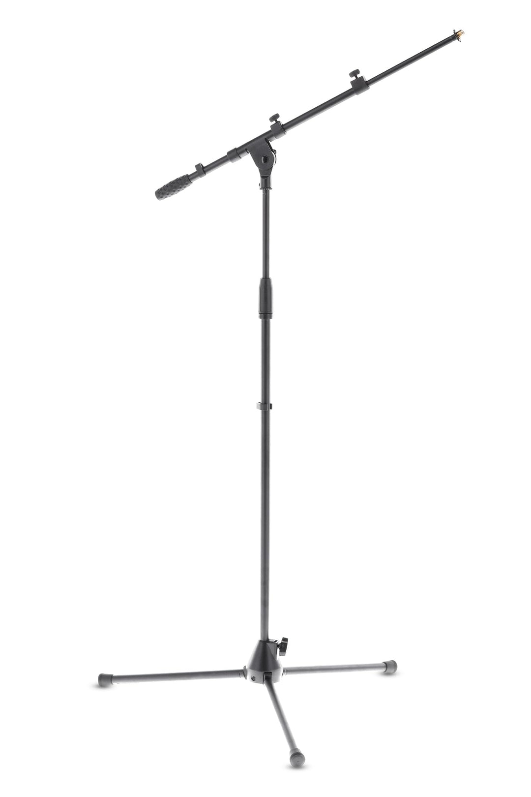 GEWA 900597 Mikrofonständer MS-30TB - Schwarz - Gusssockel - Trittschalldämpfung - ABS-Griff - Umkla