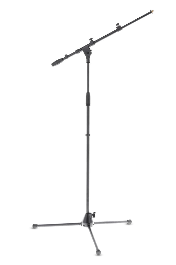 GEWA 900597 Mikrofonständer MS-30TB - Schwarz - Gusssockel - Trittschalldämpfung - ABS-Griff - Umkla