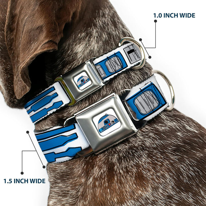 Hundehalsband Sicherheitsgurt Schnalle Star Wars R2D2 Begrenzungsteile weiÃŸ schwarz blau grau rot 4
