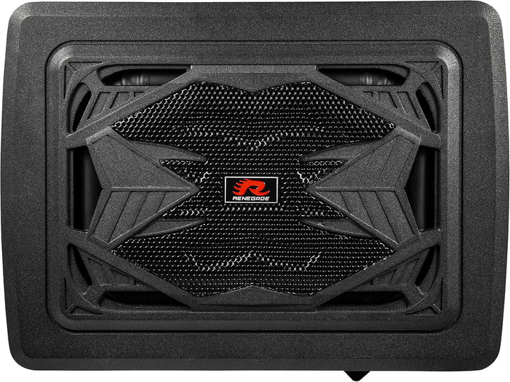 Renegade RS600A - Aktiv-Untersitz Subwoofer 6x8 (14 x 20cm) mit 250 Watt max