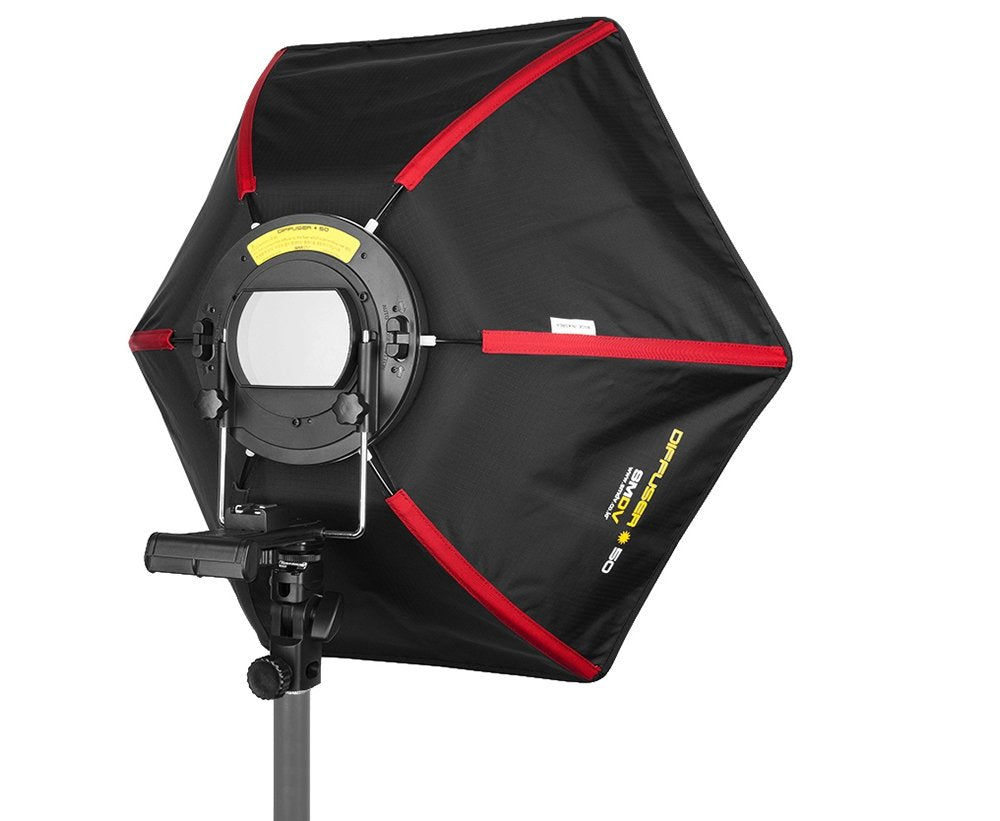 SMDV Speedbox-50 II Hexagon Softbox 54 cm für System- / Aufsteckblitzgeräte mit Streben aus Stahl