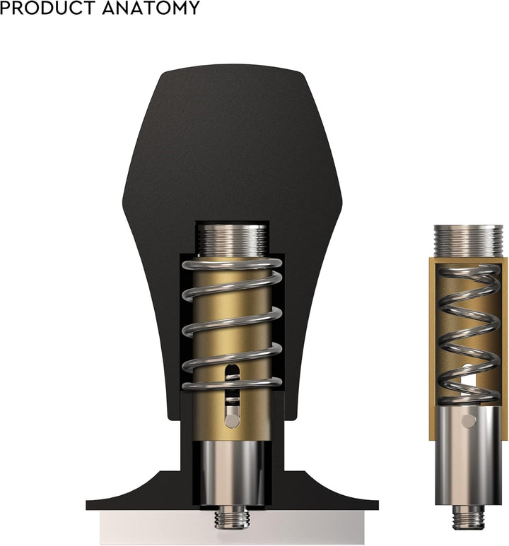 Normcore Kaffee Tamper 51.5mm - Druckregulierender - Barista Stempel mit 15lb / 25lb /30lbs Anpressd