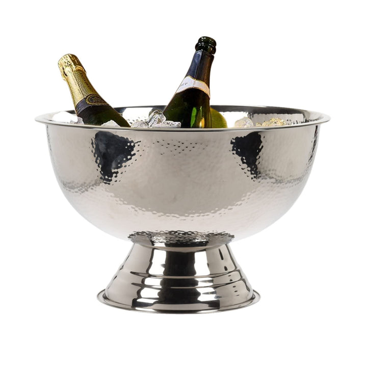 Champagnerschale 39x24 cm gehämmert Edel