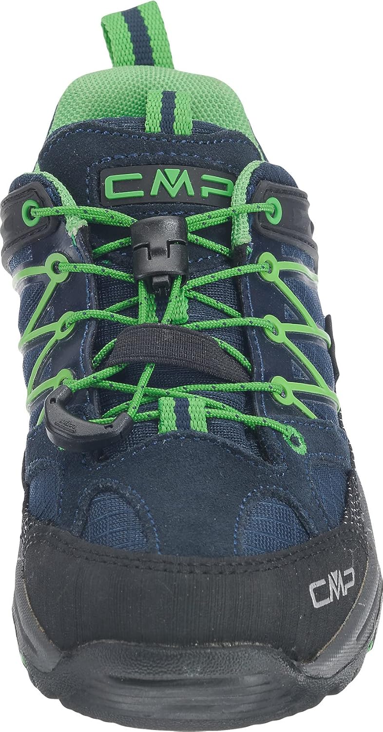 CMP Unisex Kinder Kids Rigel Low Trekking Shoes WpTrekking-Schuhe 28 EU B Blue Gecko, 28 EU B Blue G