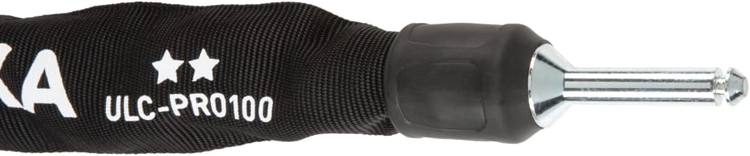 Winora Winora Allegion Netherland BV Unisex – Erwachsene Axa ULC Pro Einsteckkette, Schwarz, 130cm