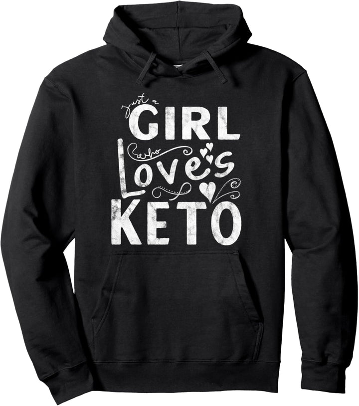 Just A Girl Who Loves Keto für Ketarier Pullover Hoodie
