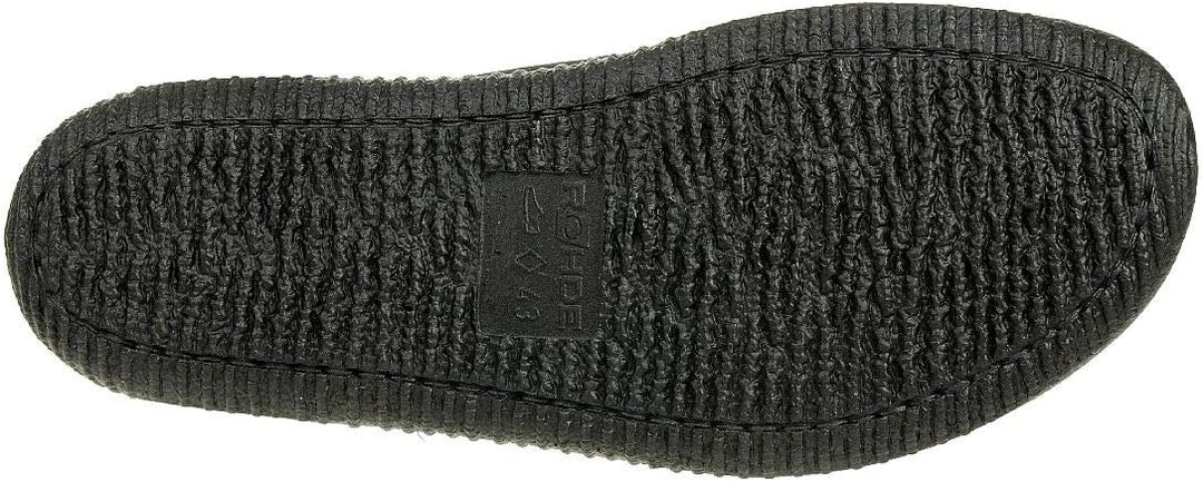 Rohde 1987 Soltau H Schuhe Sandalen Pantoletten Leder Clogs, Schwarz