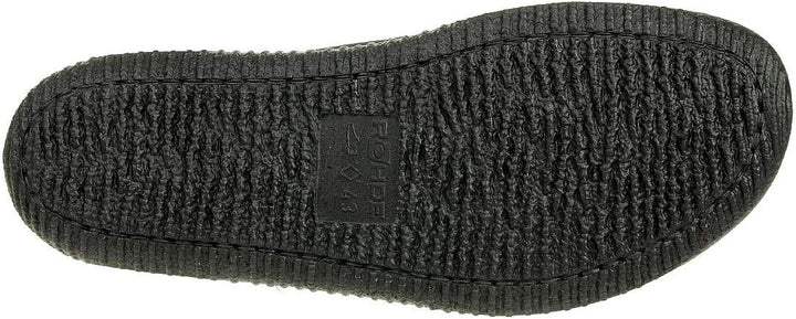 Rohde 1987 Soltau H Schuhe Sandalen Pantoletten Leder Clogs, Schwarz