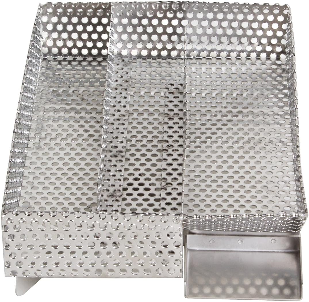 Beeketal 'Smoke XL' Sparbrand Kaltraucherzeuger aus V4A Edelstahl mit 3 Kammern (L/B/H) ca. 125x200x