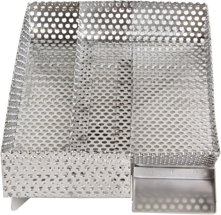 Beeketal 'Smoke XL' Sparbrand Kaltraucherzeuger aus V4A Edelstahl mit 3 Kammern (L/B/H) ca. 125x200x