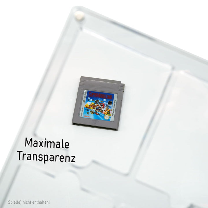 RetroRetter 3x Acryl Case 4-Fach für GameBoy Classic & Color Spiele Module - UV Schutz Protector Sch