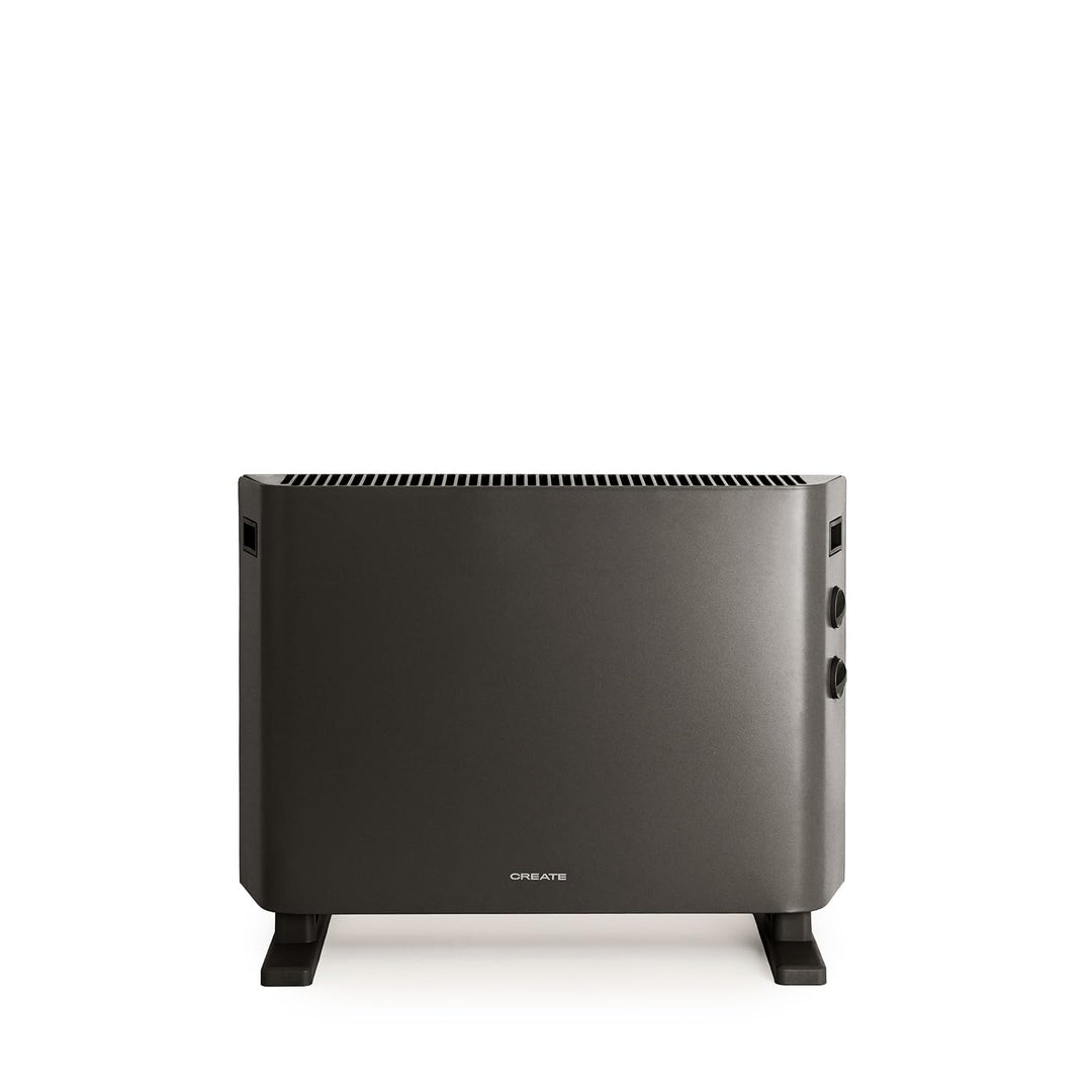 CREATE WARM HANDY/Konvektor-Heizlüfter, Schwarz, Ventilator- und Heissluftfunktion, bis zu 20 m², 4