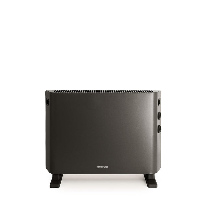 CREATE WARM HANDY/Konvektor-Heizlüfter, Schwarz, Ventilator- und Heissluftfunktion, bis zu 20 m², 4