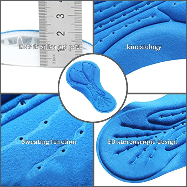 NuCamper Fahrradhose Herren Lang Radlerhose Kompression Mountainbike Radhose MTB Hose Herren mit Atm