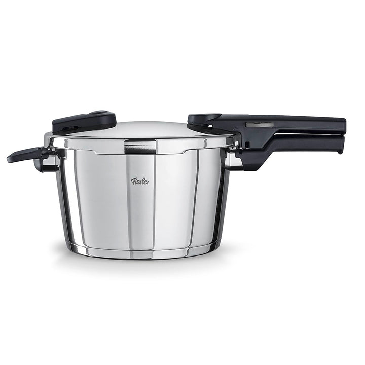 Fissler Vitaquick / Schnellkochtopf (4,5 L, Ø 22 cm) Edelstahl-Dampfkochtopf, 2-Garstufen, inkl. Ein