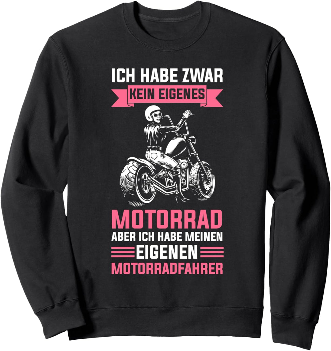 Motorrad Biker Bike Motorradfahrer Motorbike Sweatshirt