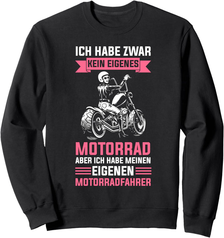Motorrad Biker Bike Motorradfahrer Motorbike Sweatshirt