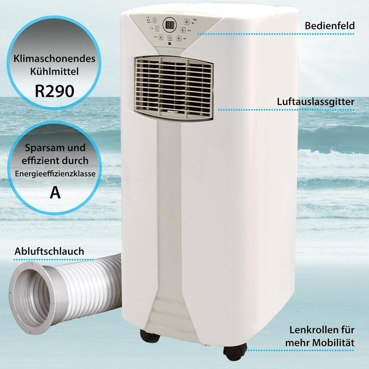 Syntrox 9000 BTU Mobiles Klimagerät Fresco | Mobile Klimaanlage | Luftentfeuchter, mit Fernbedienung