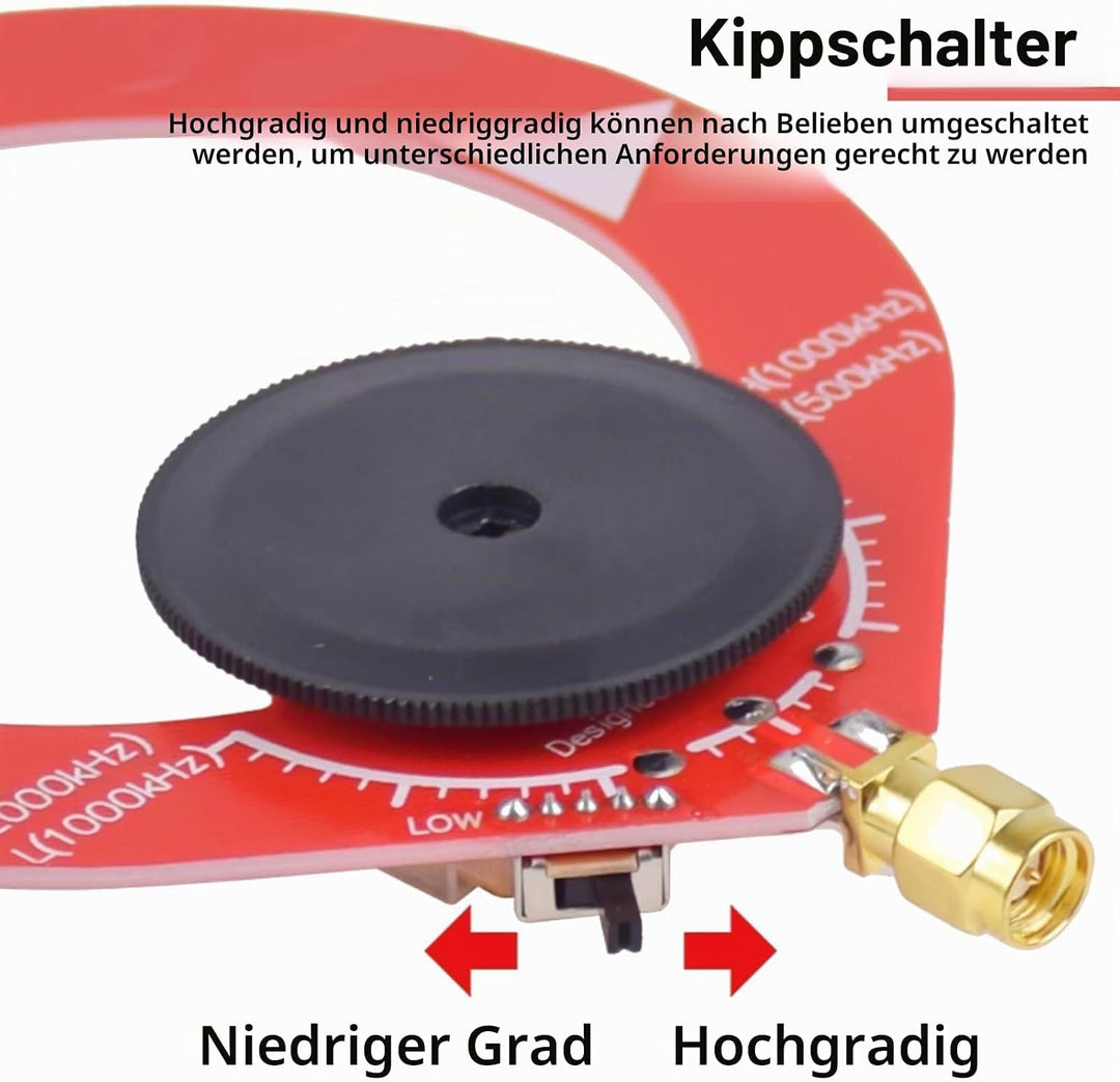 2 Stück Tragbare Donut AM Antenne PCB Mini Loop Antenne für Verbesserten Empfang auf Kurzwellenradio
