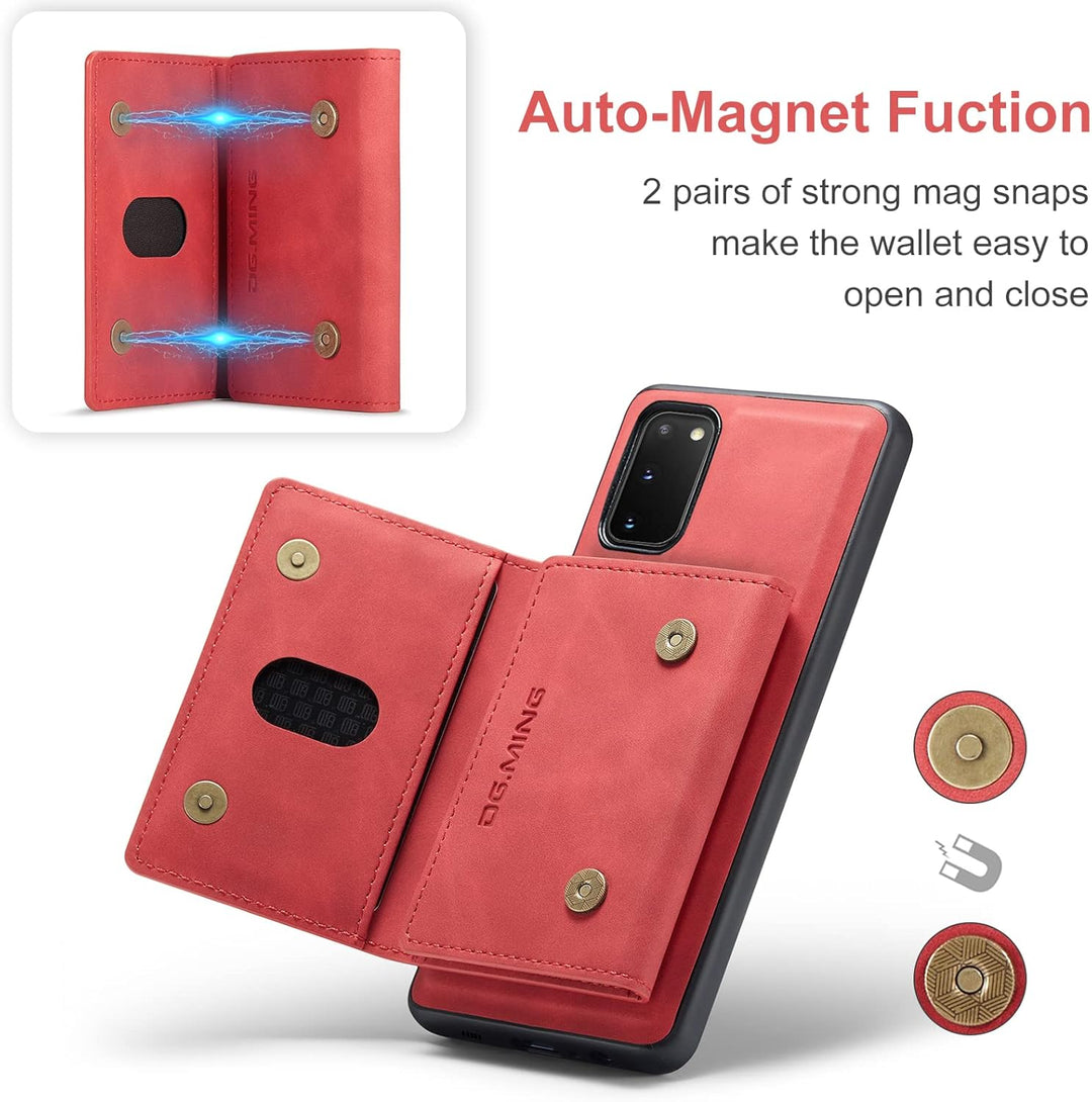 UDBKKDX 2 in 1 Handyhülle für Samsung Galaxy Z Fold 5, abnehmbare Brieftasche und magnetische Adsorp