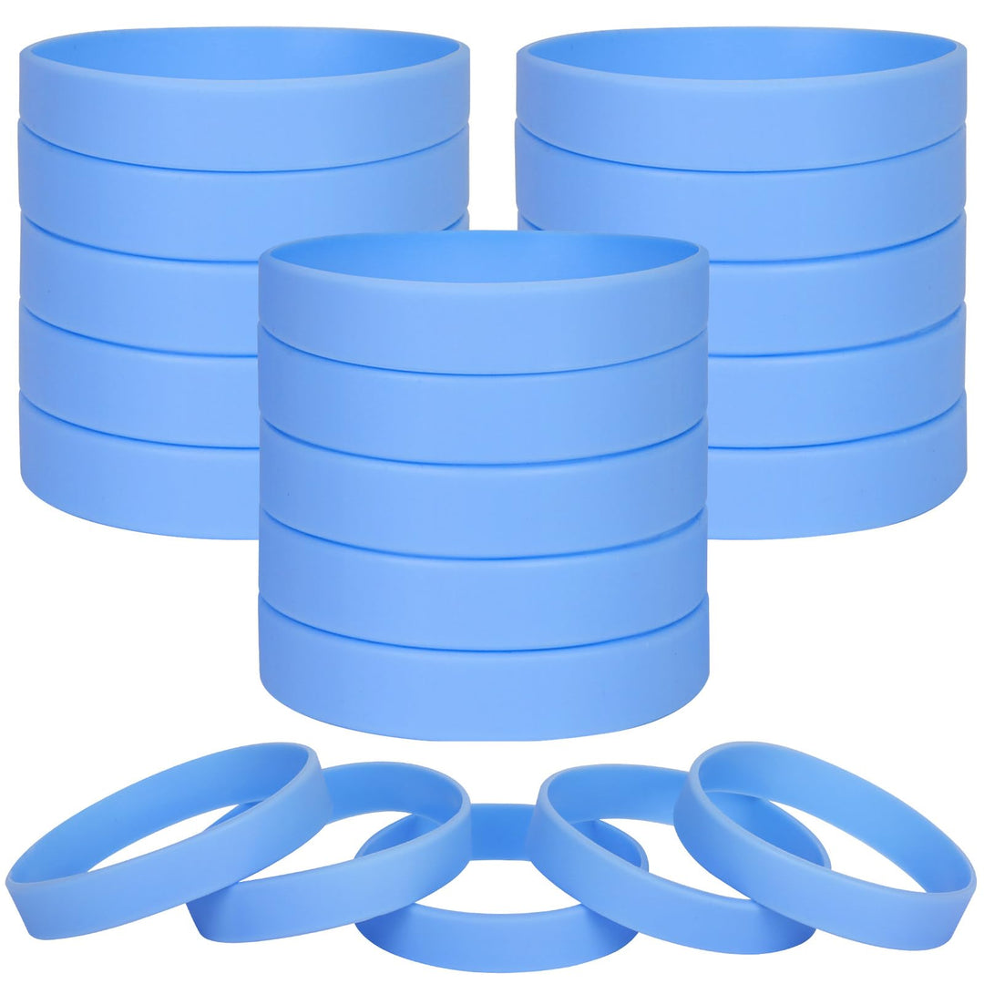 100 Stück Silikon Armbänder, Sport Party Gummi Elastic Armband Grosshandel Bulk-Armband für Kinder E