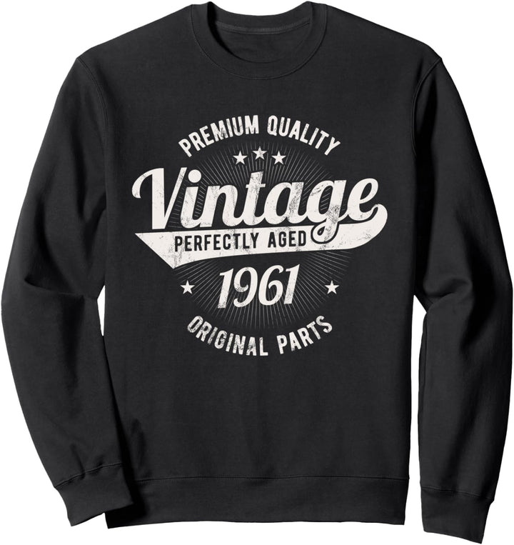 Vintage Original Made in 1961 Classic 63rd Birthday Sweatshirt