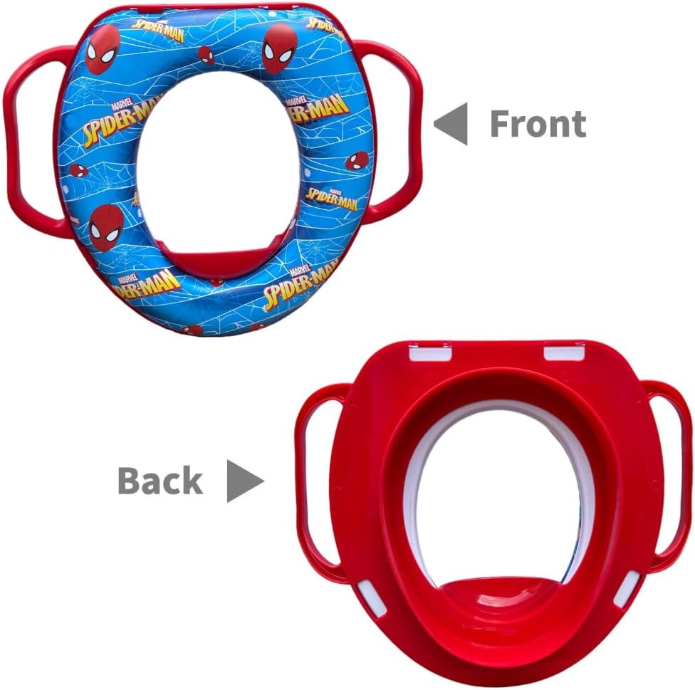 Kinder-Toilettensitz Spiderman Marvel Universal-Adapter mit Griffen