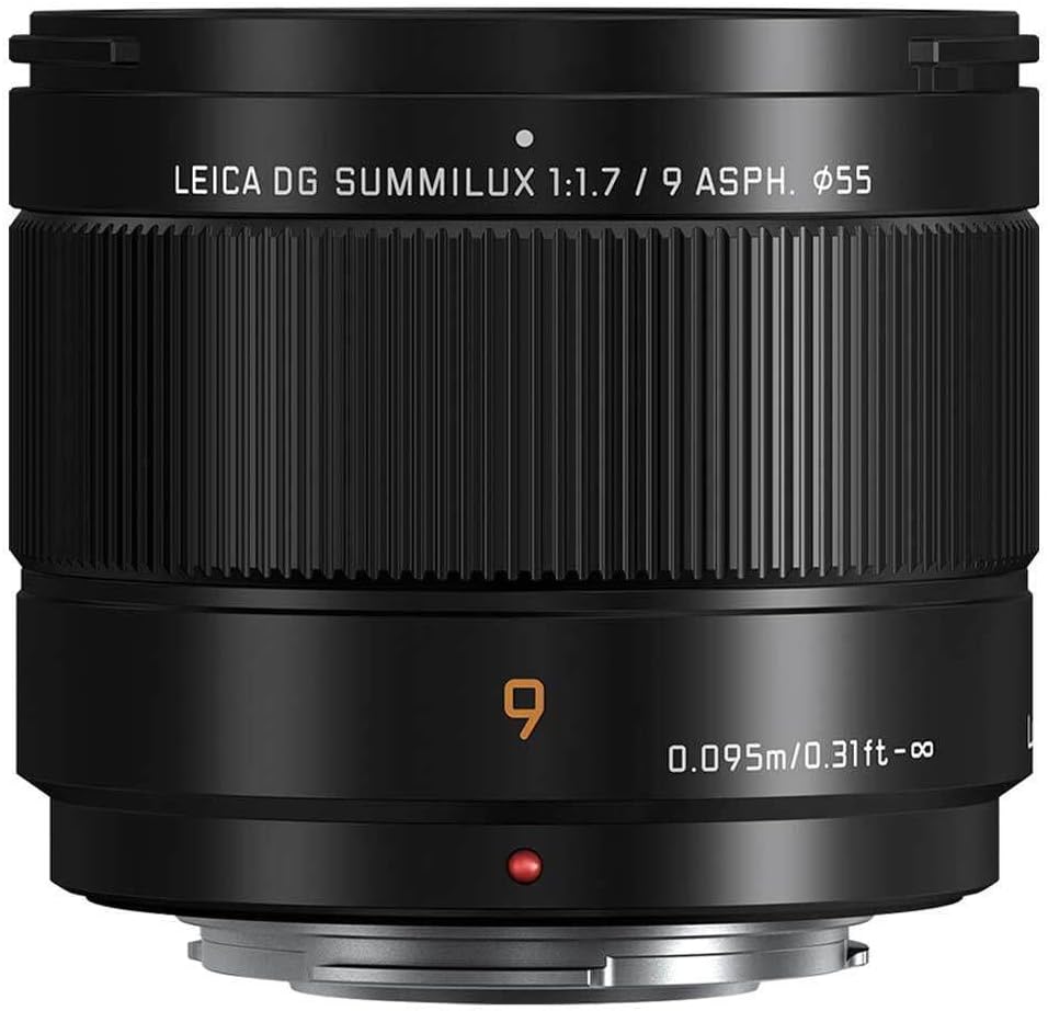 Panasonic H-X09E Leica DG SUMMILUX Objektiv (9 mm, F1.7, Staub, Spritzwasser- und Kälteresistent) sc