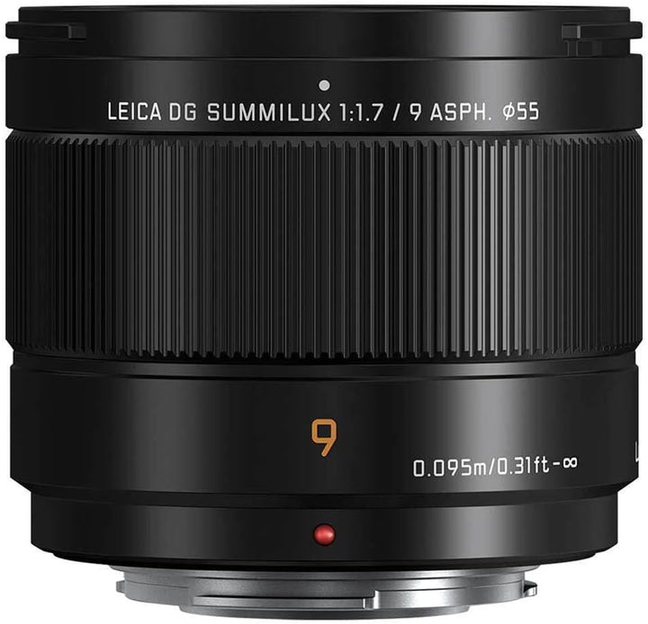 Panasonic H-X09E Leica DG SUMMILUX Objektiv (9 mm, F1.7, Staub, Spritzwasser- und Kälteresistent) sc
