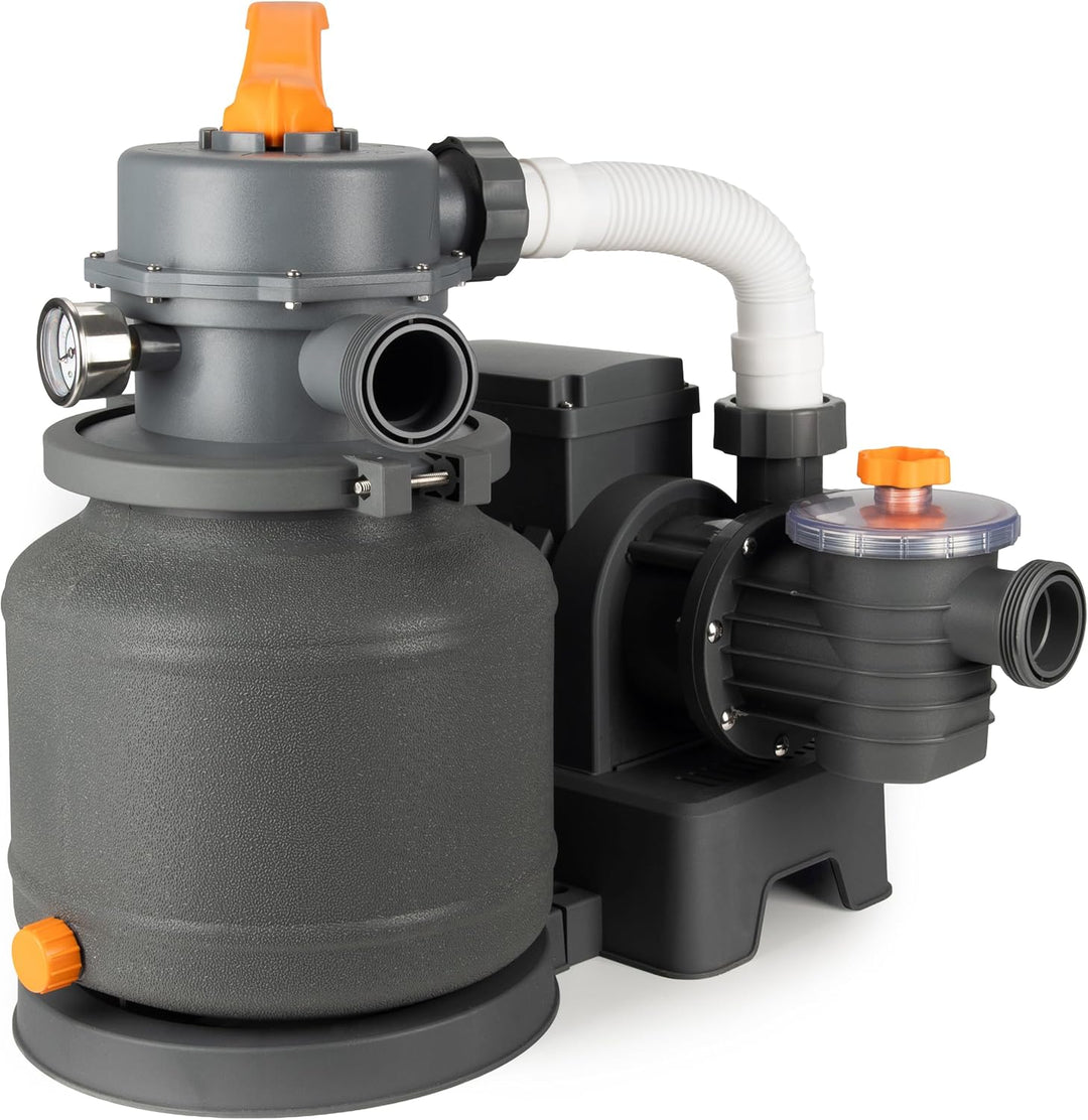 COIL Pool-Filterpumpe, Sandpumpe, Sandfilter für schwimmbäder, Filterpumpe, Sandbehälter: 12 kg, 6-W